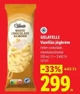 Lidl Gelatelli jégkrém ajánlat