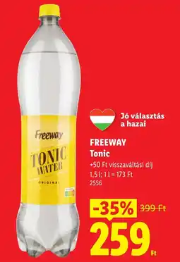 Lidl Freeway tonic water ajánlat