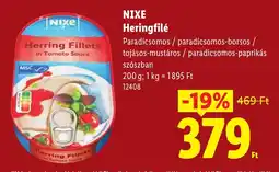 Lidl Nixe heringfilé ajánlat