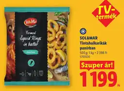Lidl Sol&mar tintahalkarikák panírban ajánlat