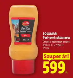 Lidl Solmar peri-peri salátaszósz ajánlat