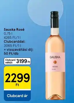 Tesco Sauska rosé ajánlat