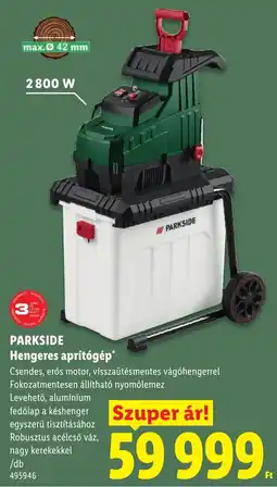 Lidl Parkside hengeres aprítógép ajánlat