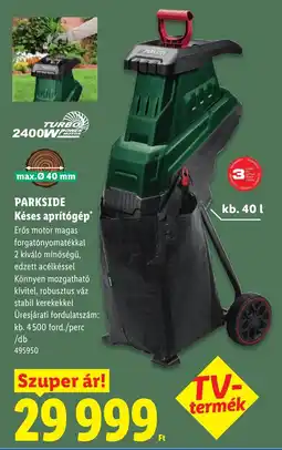 Lidl Parkside késes aprítógép ajánlat
