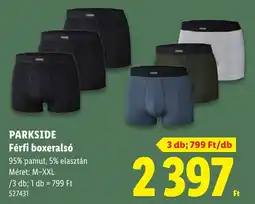 Lidl Parkside férfi boxeralsó ajánlat