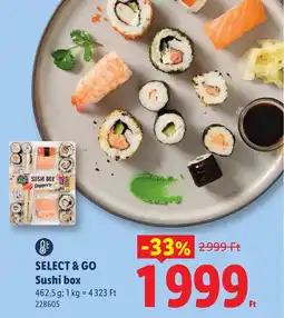Lidl Sushi box ajánlat