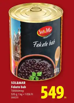 Lidl Sol&mar fekete bab ajánlat