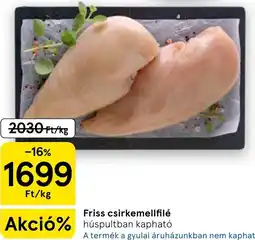 Tesco Friss csirkemellfilé ajánlat