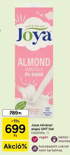 Tesco Joya növényi alapú UHT ital ajánlat