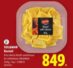 Lidl Sol&mar ravioli ajánlat