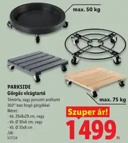 Lidl Parkside görgős virágtartó ajánlat