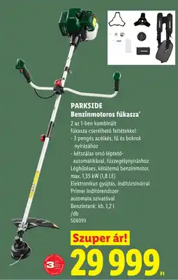 Lidl Parkside benzinemotoros fűkasza ajánlat