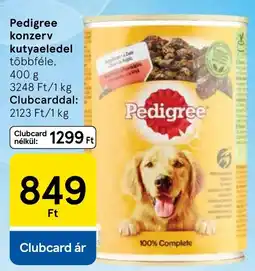 Tesco Pedigree konzerv ajánlat