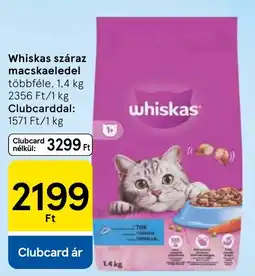 Tesco Whiskas száraz macskaeledel ajánlat