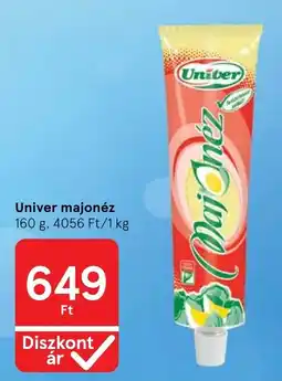 Tesco Univer majonéz ajánlat