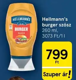 Tesco Hellmann's burger szósz ajánlat