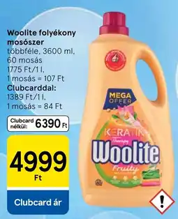 Tesco Woolite folyékony mosószer ajánlat