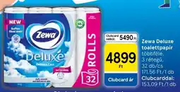 Tesco Zewa deluxe toalettpapír ajánlat