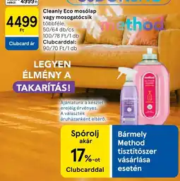 Tesco Method mosólap vagy mosogatócsík ajánlat