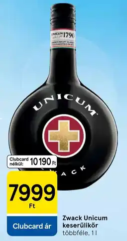 Tesco Zwack unicum ajánlat