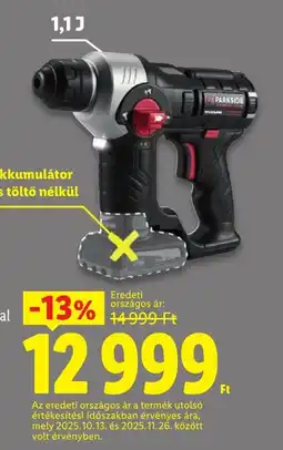 Lidl Parkside akkumulátoros csavarozó ajánlat