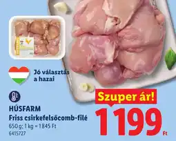 Lidl Húsfarm friss csirkerefelsőcomb-filé ajánlat
