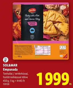 Lidl Sol&mar empanada ajánlat
