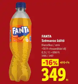 Lidl Fanta szénsavas üdítő ajánlat