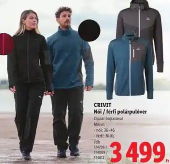Crivit női / férfi polárpułóver