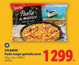 Lidl Sol&mar paella ajánlat