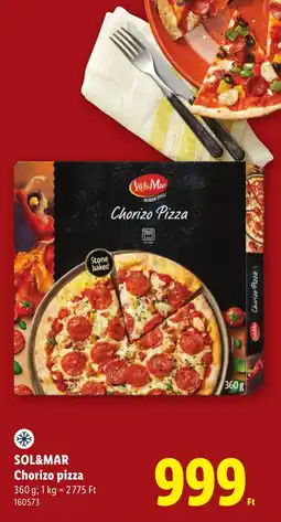 Lidl Sol&mar chorizo pizza ajánlat