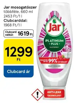 Tesco Jar mosogatószer ajánlat