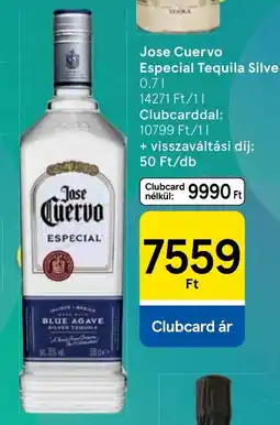 Tesco Jose Cuervo Especial Tequila Silver ajánlat