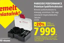 Lidl Parkside performance prémium lyukfűrészkészlet ajánlat