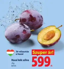 Lidl Hazai kék szilva ajánlat