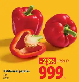 Lidl Kaliforniai paprika ajánlat