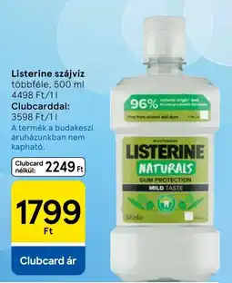 Tesco Listerine szájvíz ajánlat