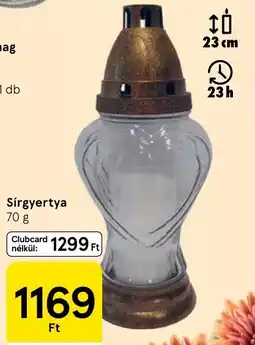 Tesco Sírgyertya ajánlat