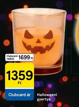 Tesco Halloweeni gyertya ajánlat