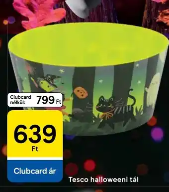 Tesco Tesco halloweeni tál ajánlat