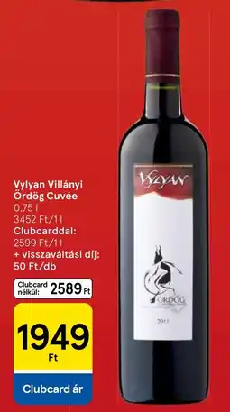 Tesco Vylyan Ördög Cuvée ajánlat