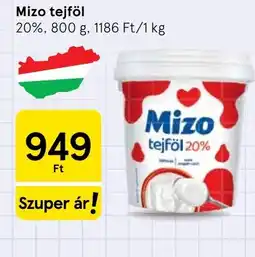 Tesco Mizo tejföl ajánlat