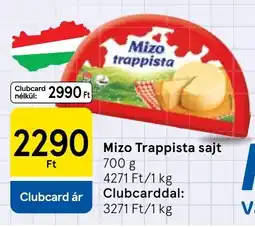 Tesco Mizo trappista sajt ajánlat