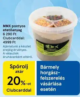 Tesco Mmx pontyos etetőanyag ajánlat