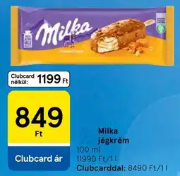 Tesco Milka jégkrém ajánlat