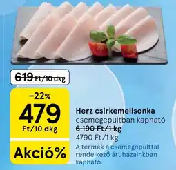 Tesco Herz csirkemellsonka ajánlat