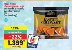 Interspar Ripp-Ropp Rántott Gouda Sajt ajánlat