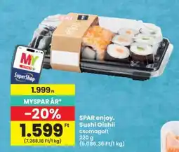 Interspar SPAR enjoy. Sushi Oishii csomagolt ajánlat