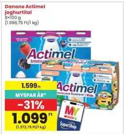Interspar Danone Actimel joghurtital ajánlat