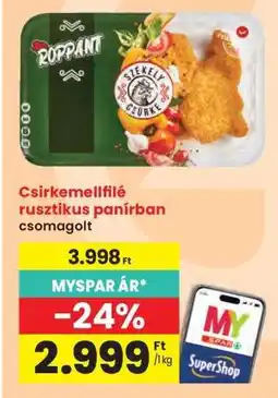 Interspar Csirkemellfilé rusztikus panírban ajánlat